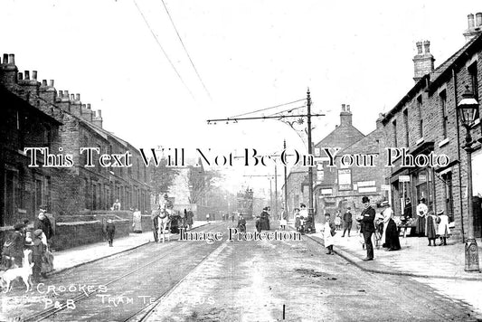 YO 7573 - Crookes Tram Terminus, Sheffield, Yorkshire