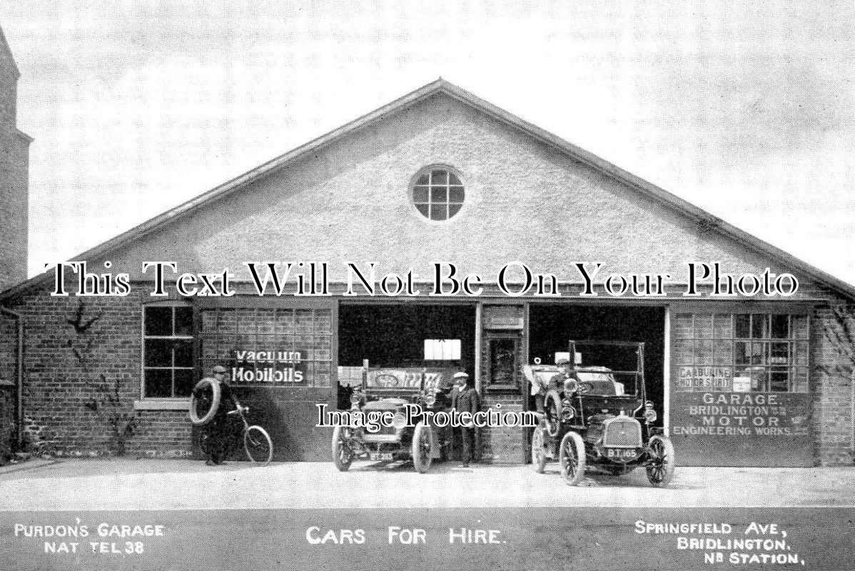 YO 7606 - Purdons Garage, Springfield Avenue, Bridlington, Yorkshire