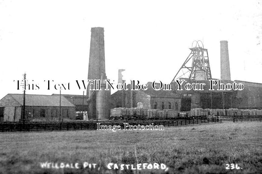 YO 7645 - Welldale Pit, Castleford, Yorkshire c1910