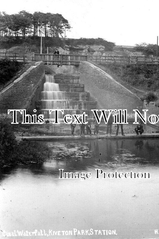 YO 7711 - Canal Waterfall, Kiveton Park Station, Yorkshire