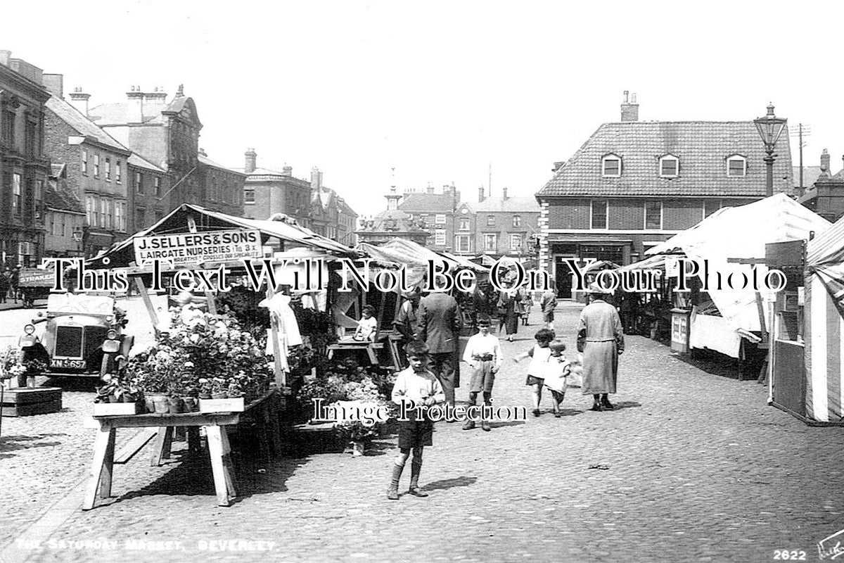 YO 7714 - The Saturday Market, Beverley, Yorkshire