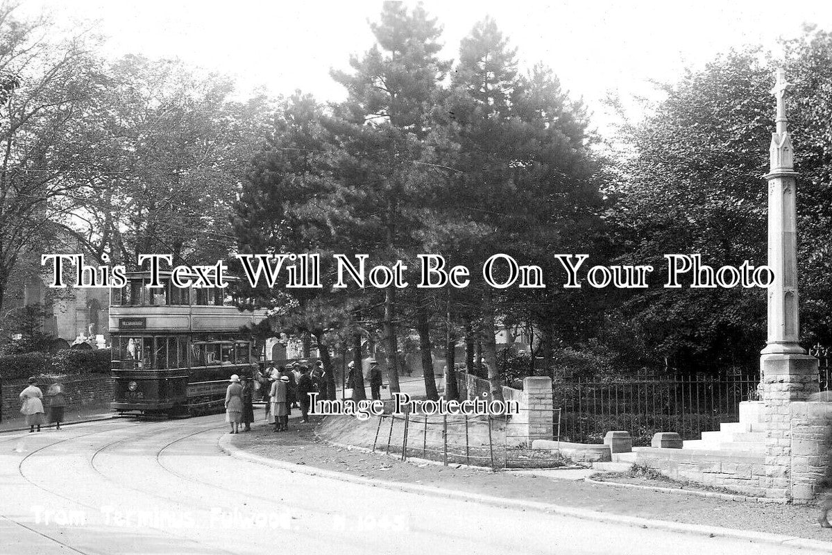 YO 7729 - Tram Terminus, Fulwood, Sheffield, Yorkshire