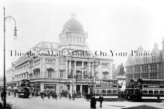 YO 774 - City Square & Hall, Hull, Yorkshire c1923