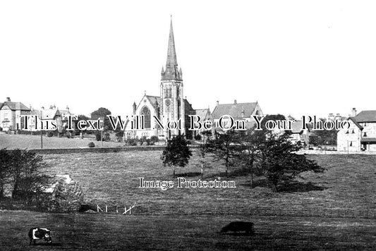 YO 7898 - Smithson Park & Congregational Church, Lightcliffe, Yorkshire