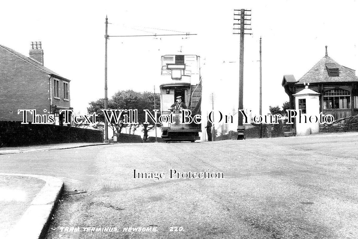YO 7908 - Tram Terminus, Newsome, Huddersfield, Yorkshire