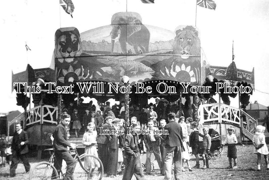 YO 7959 - Jungle Stampede Fairground Ride, Bramley, Rotherham, Yorkshire c1937