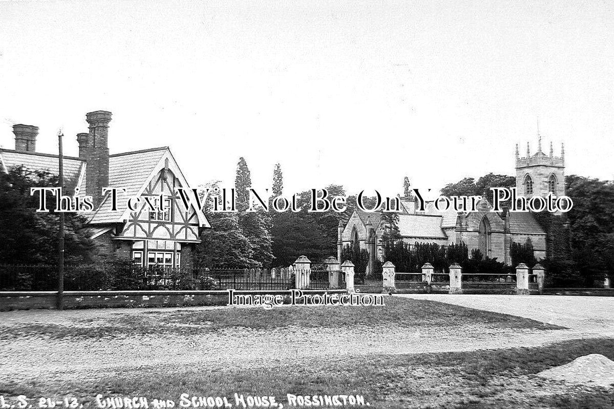 YO 7999 - Church & School House, Rossington, Yorkshire