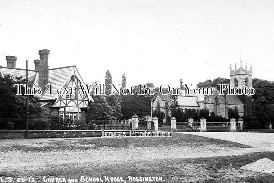 YO 7999 - Church & School House, Rossington, Yorkshire