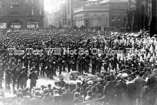 YO 8046 - Sheffield Military Church Parade, Yorkshire