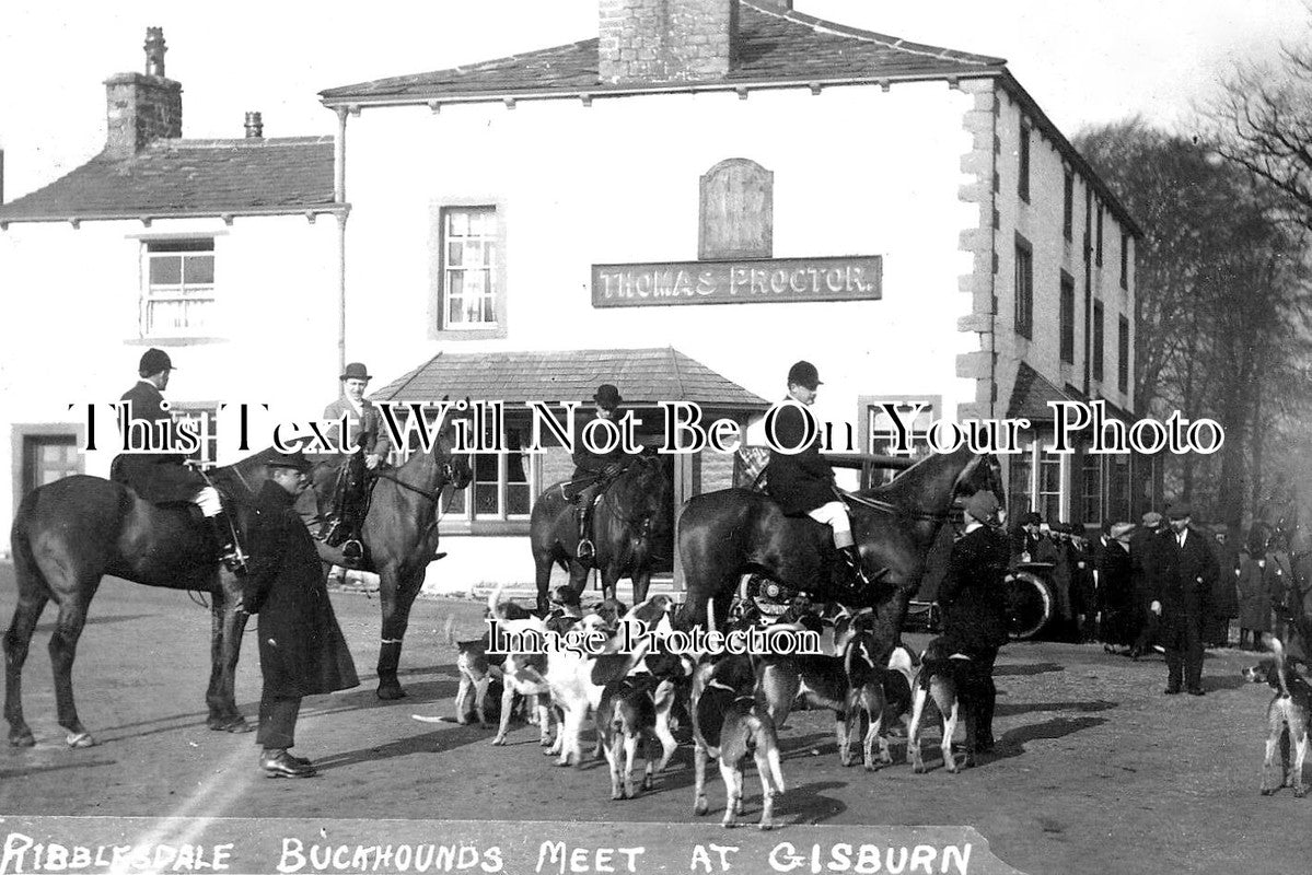 YO 8060 - Ribblesdale Buckhounds Meet At Gisburn, Yorkshire