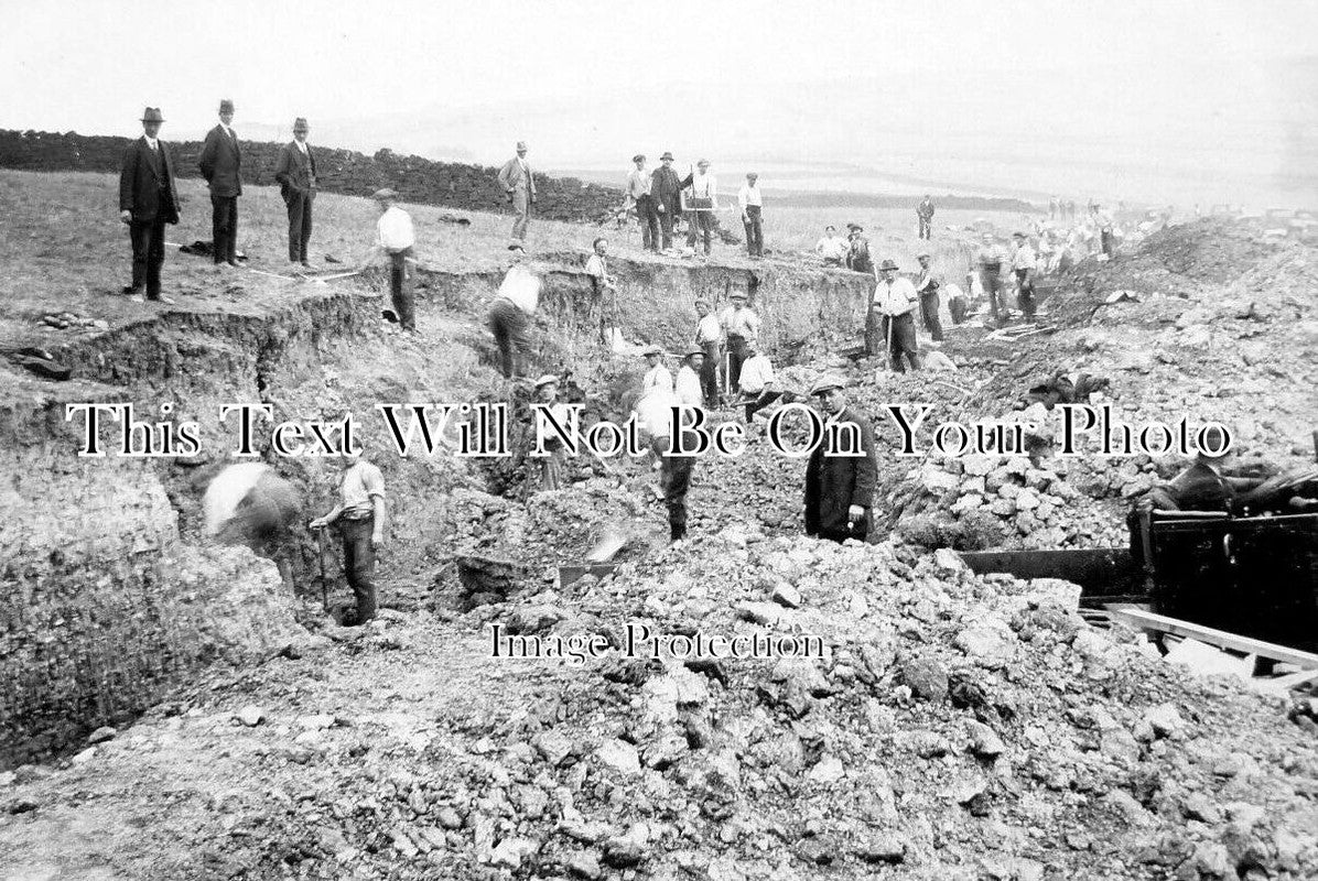 YO 8086 - Reservoir Construction, Wessenden, Huddersfield, Yorkshire