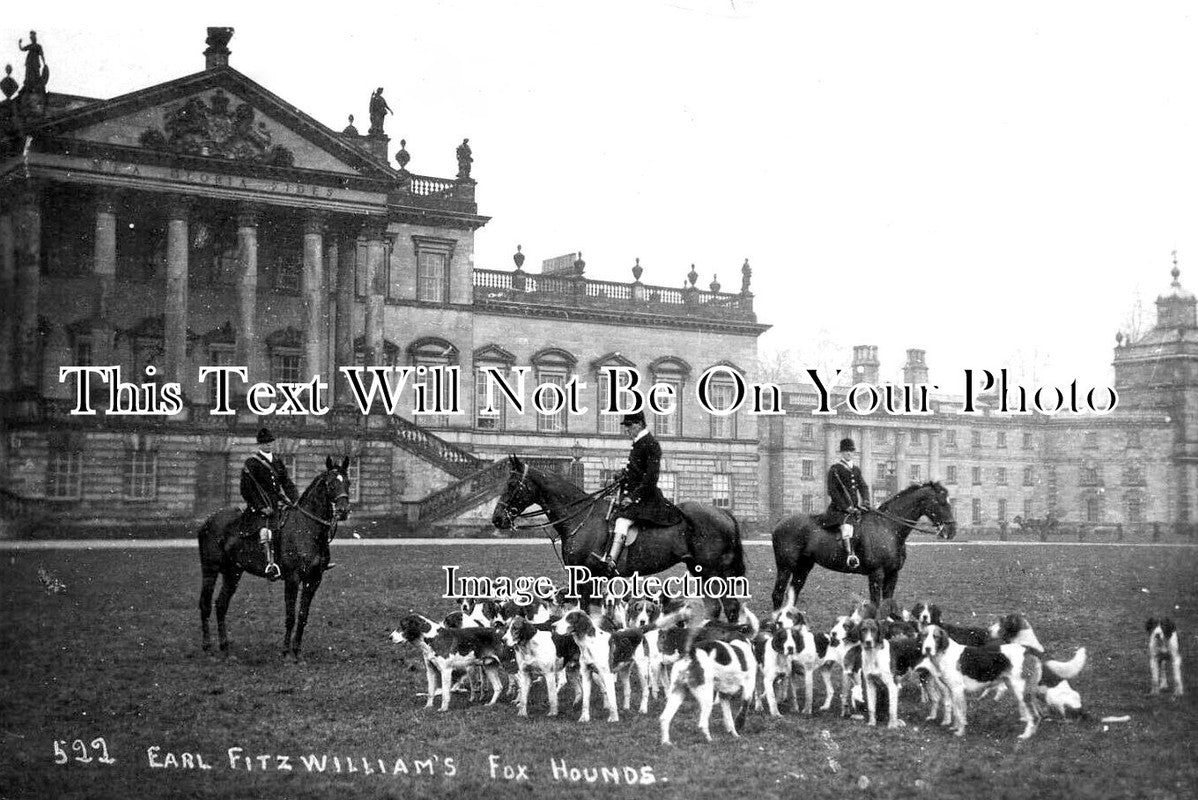 YO 8087 - Earl Fitzwilliams Fox Hounds, Wentworth Woodhouse, Yorkshire