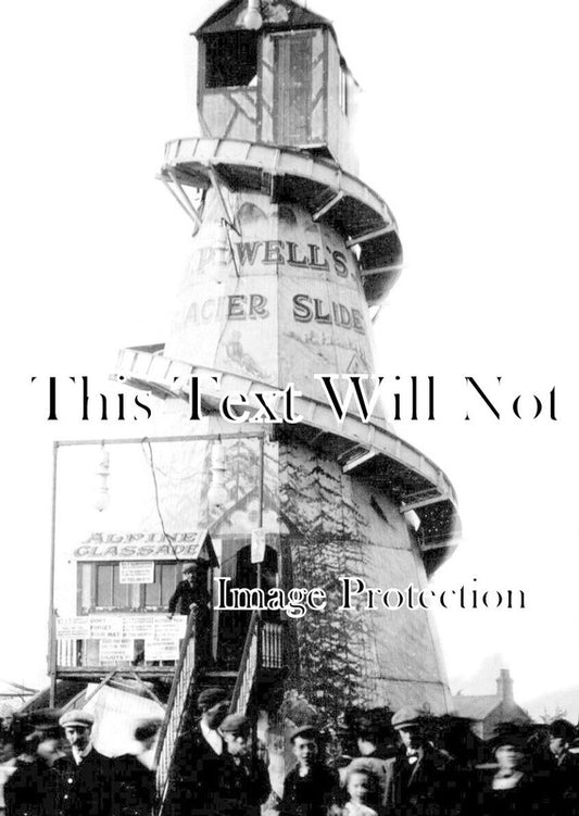 YO 8116 - Powells Alpine Glassade Glacier Slide, Hull Fair, Yorkshire 1907