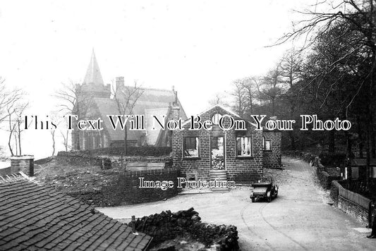YO 8124 - Church And Burnt Out School, Deanhead, Yorkshire