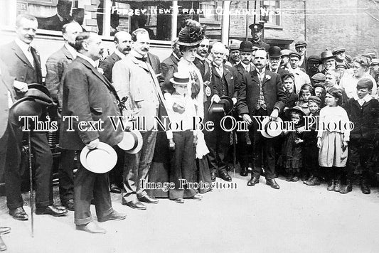 YO 8173 - Pudsey New Tram Opening, Stanningley, Leeds, Yorkshire 1908