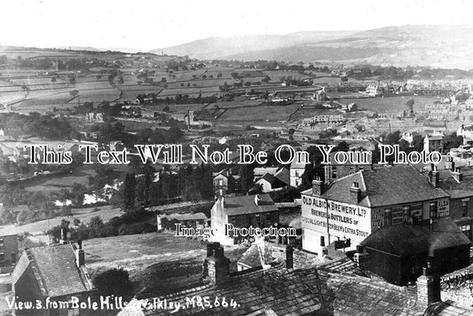 YO 8228 - View From Bole Hills, Walkley, Sheffield, Yorkshire