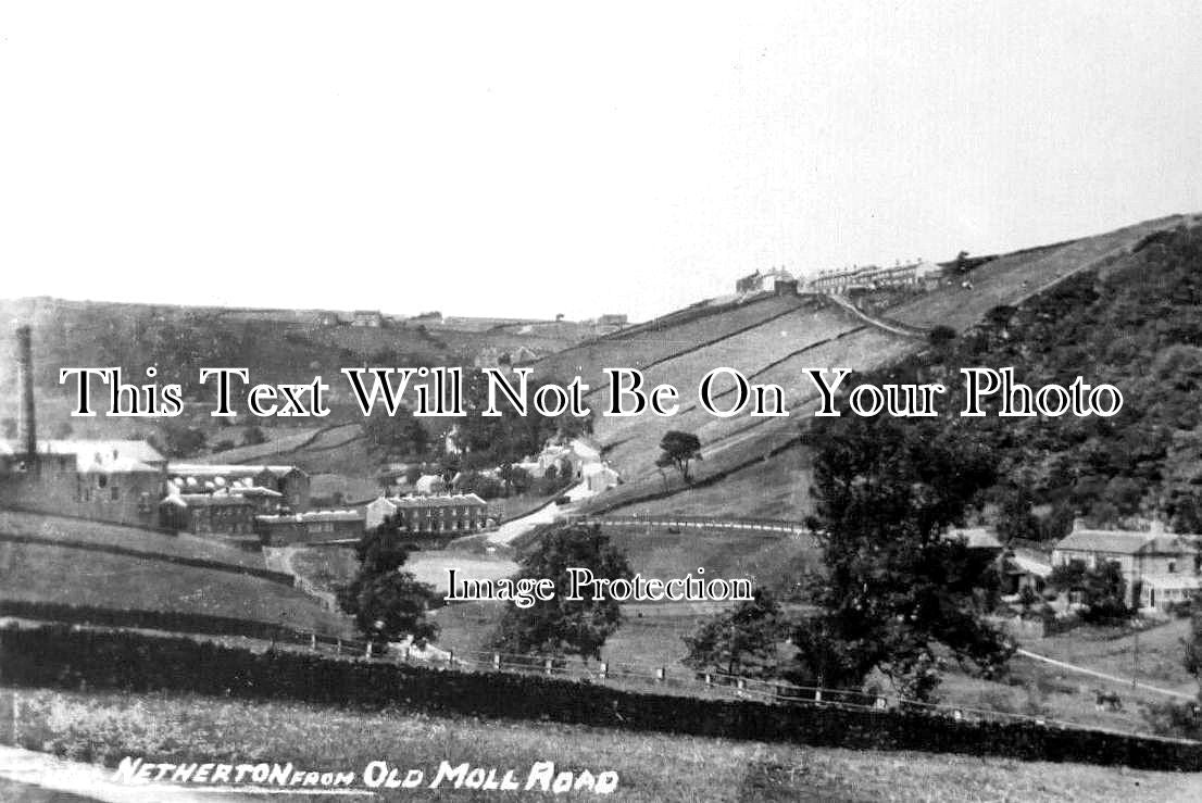 YO 8238 - Netherton From Old Moll Road, Huddersfield, Yorkshire c1924