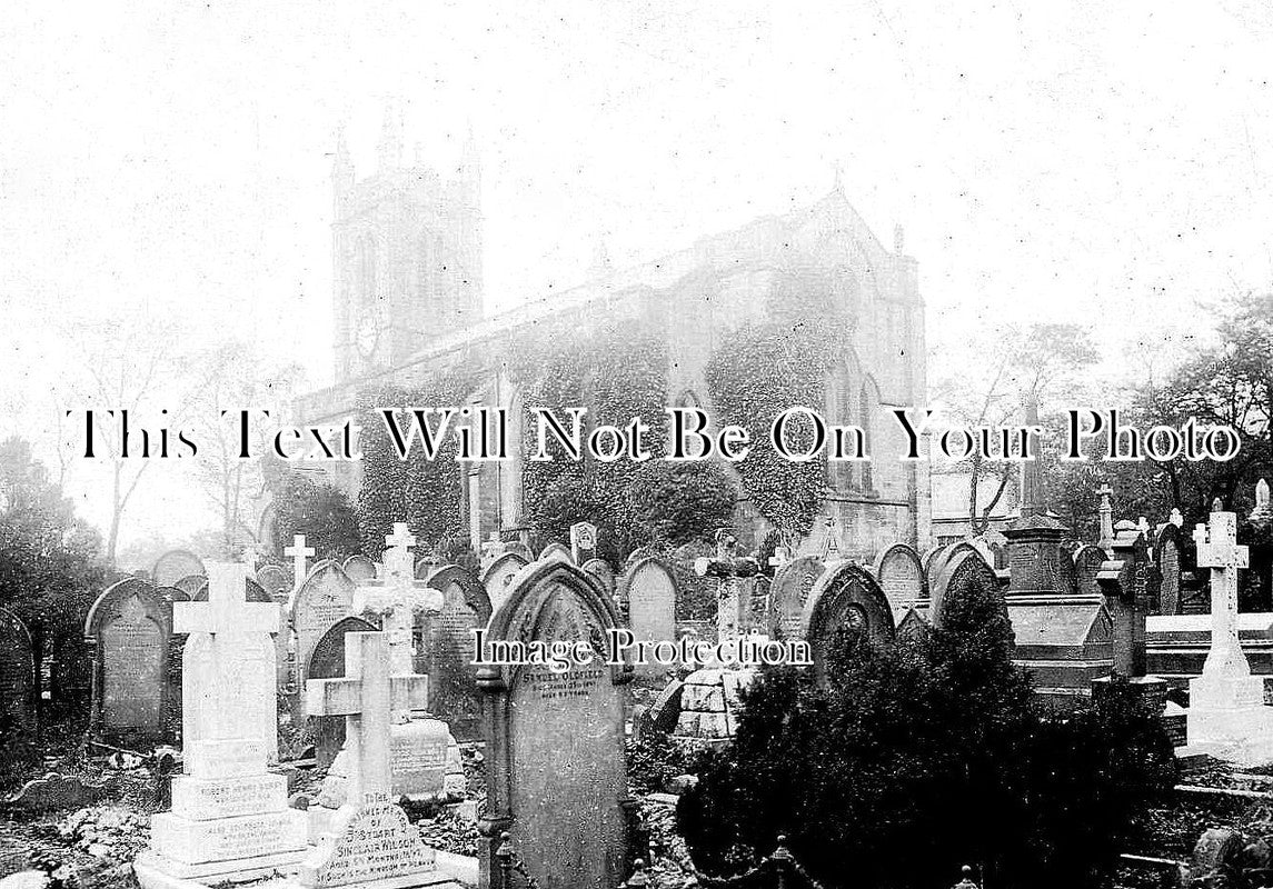 YO 8243 - Fulwood Church & Cemetery, Sheffield, Yorkshire