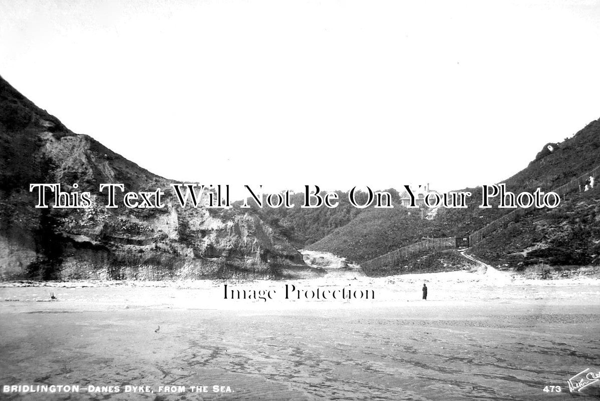 YO 8258 - Danes Dyke From The Sea, Bridlington, Yorkshire