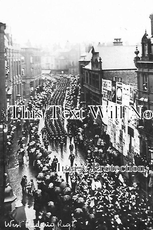 YO 827 - West Riding Regiment, York, Yorkshire c1905