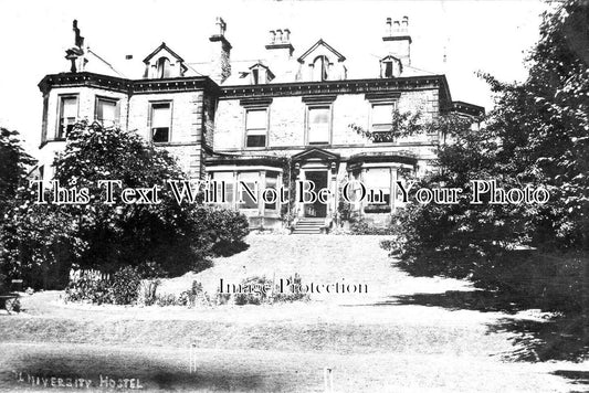 YO 8286 - University Hostel, Sheffield, Yorkshire c1910