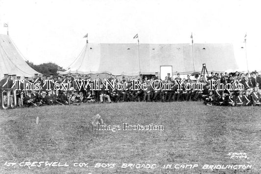 YO 8289 - 1st Creswell Coy Boys Brigade Camp, Bridlington, Yorkshire