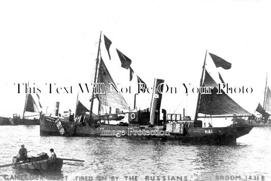 YO 8307 - Gamecock Fleet, Russian Outrage Disaster, Hull, Yorkshire 1906