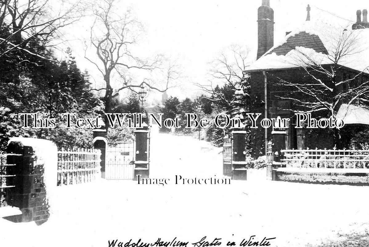 YO 8333 - Wadsley Asylum Gates, Sheffield, Yorkshire c1905