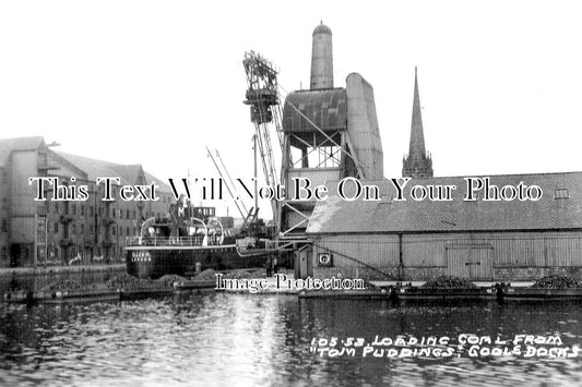 YO 8337 - Loading Coal, Tom Puddings, Goole Docks, Yorkshire