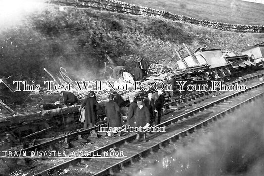 YO 8363 - Train Disaster Accident At Aisgill Moor, Yorkshire
