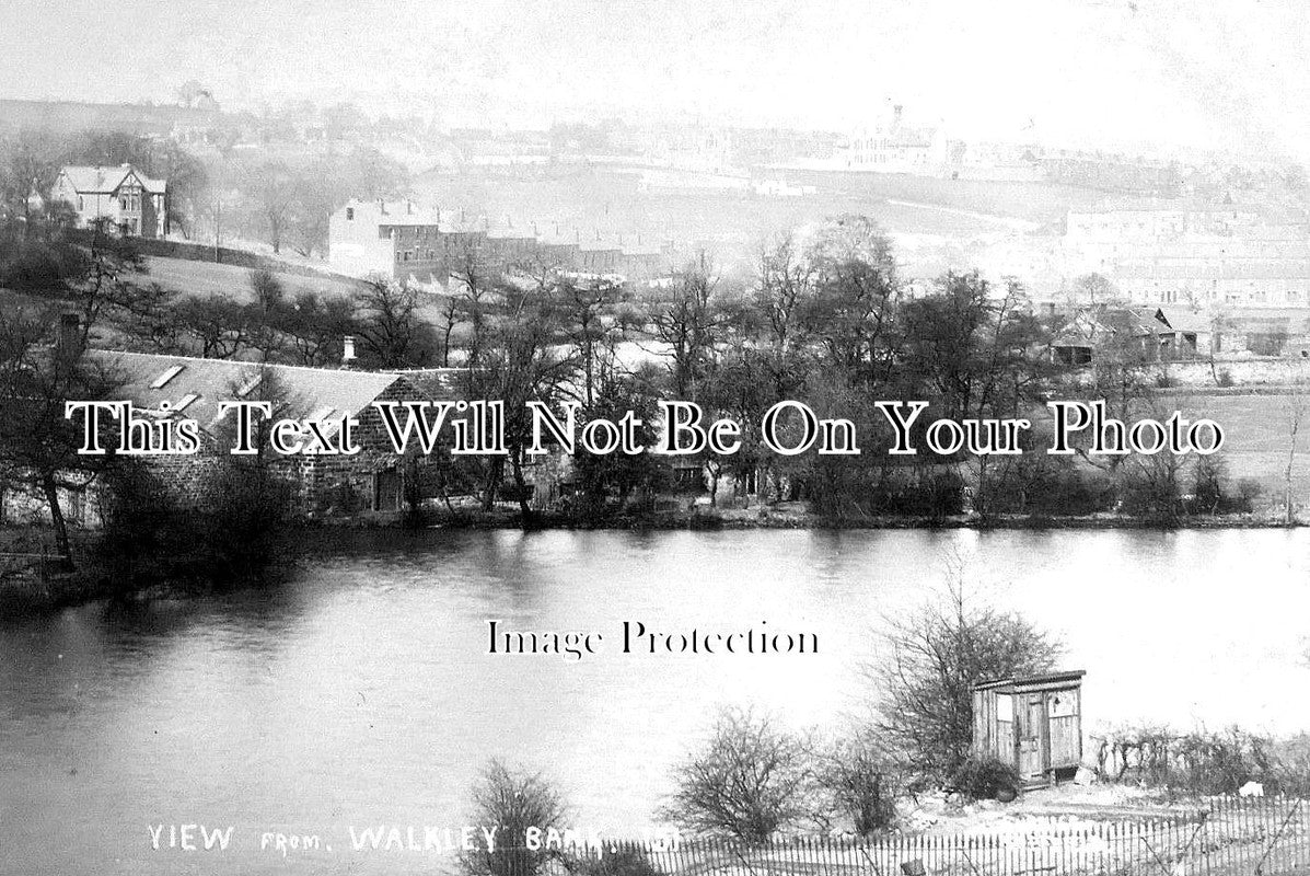 YO 8394 - View From Walkley Bank, Sheffield, Yorkshire