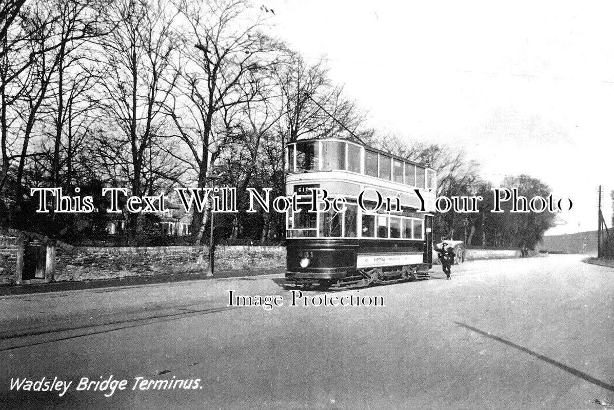 YO 8410 - Wadsley Bridge Tram Terminus, Sheffield, Yorkshire