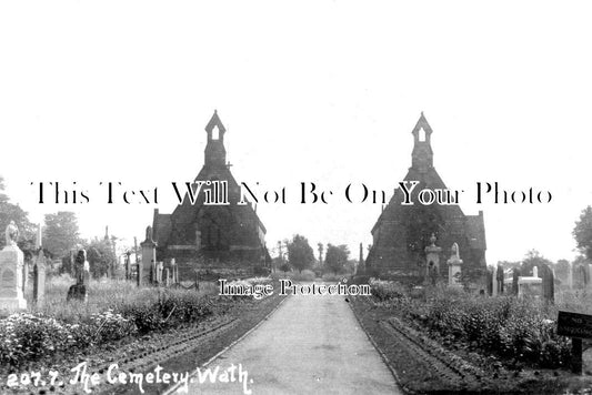 YO 8417 - The Cemetery, Wath, Yorkshire