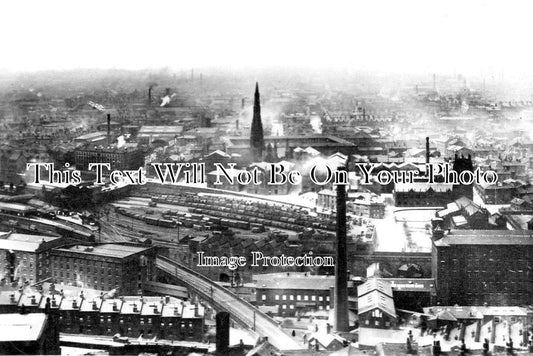 YO 8424 - View Of Halifax From Beacon Hill, Yorkshire c1911