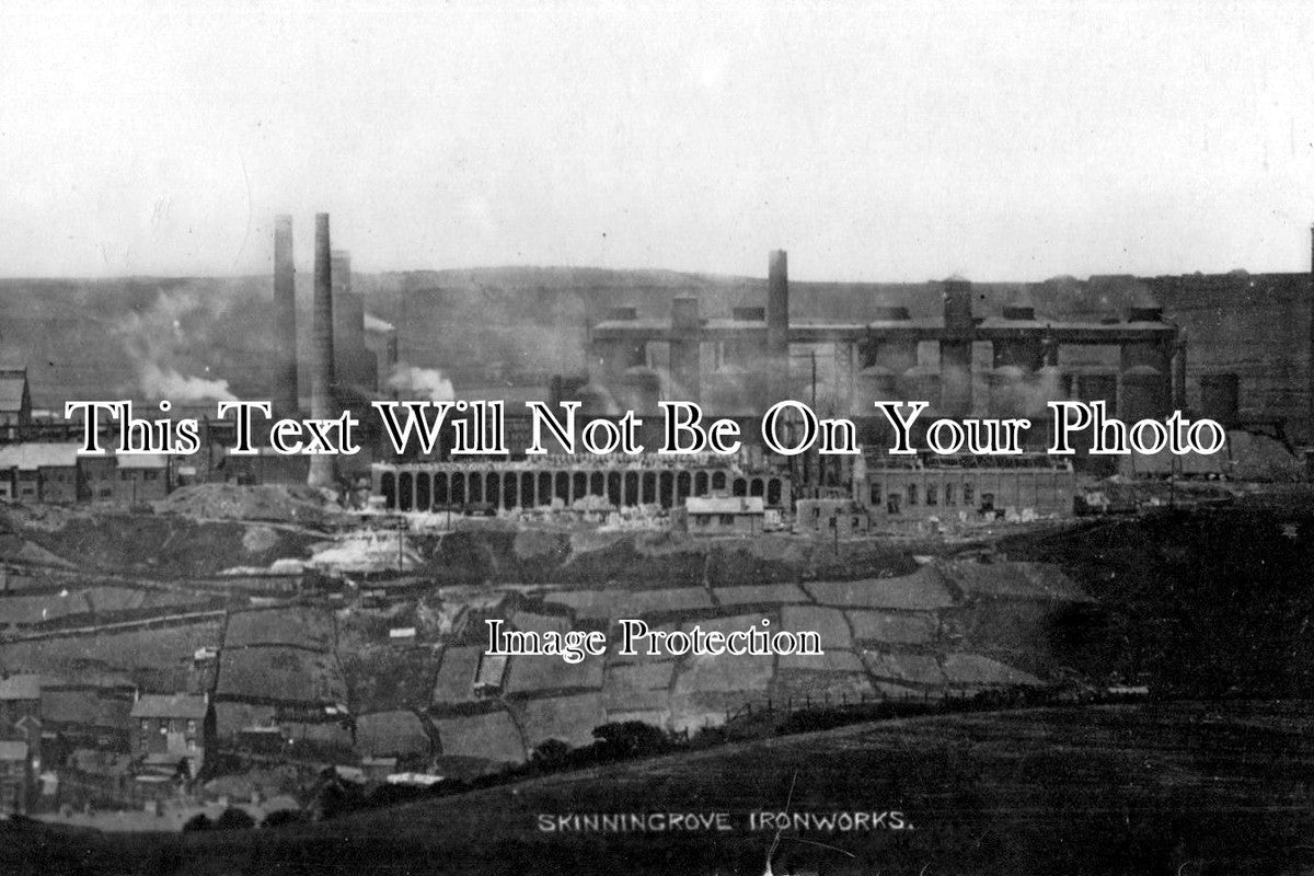 YO 843 - Skinningrove Ironworks, Near Middlesbrough, Yorkshire c1917