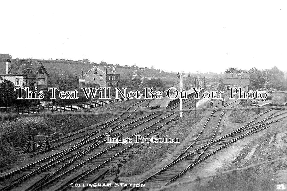 YO 8442 - Collingham Railway Station, Yorkshire