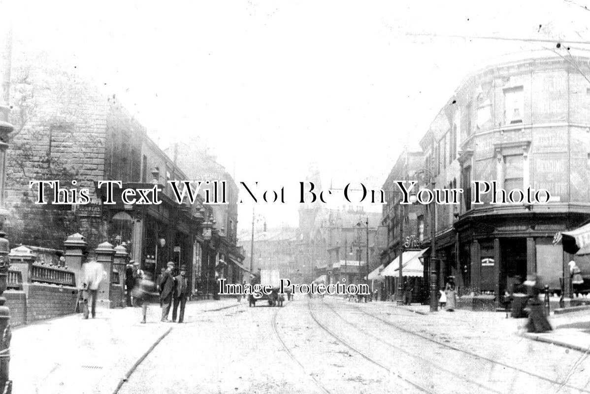 YO 8467 - Woodhouse Lane, Leeds, Yorkshire c1905
