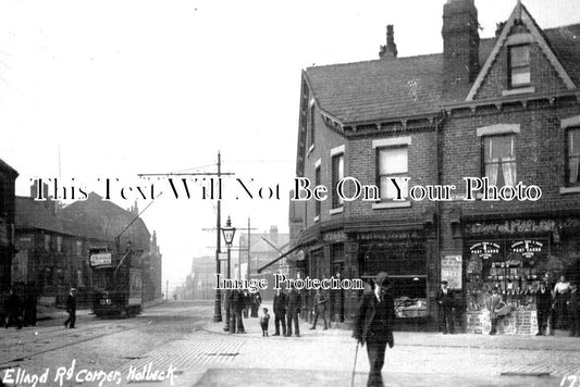 YO 8481 - Elland Road Corner, Holbeck, Leeds, Yorkshire c1908