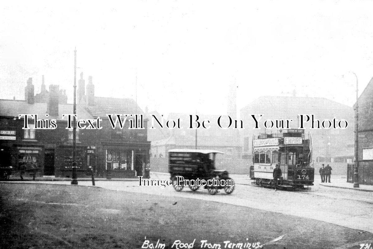 YO 8510 - Balm Road Tram Terminus, Hunslet, Leeds, Yorkshire