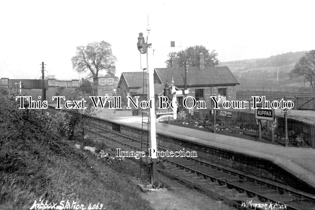 YO 8513 - Kippax Railway Station, Yorkshire c1912