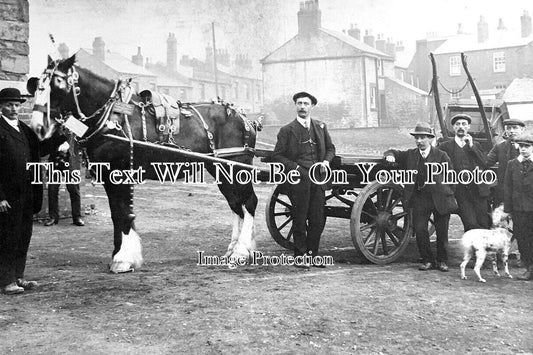 YO 8532 - Horse & Cart At Hull, Yorkshire