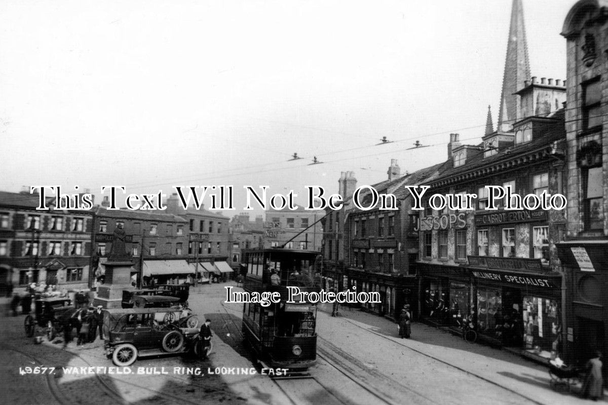 YO 856 - Bull Ring Looking East, Wakefield, Yorkshire