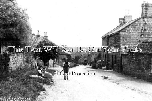 YO 8598 - Main Road, Sicklinghall, Yorkshire c1909