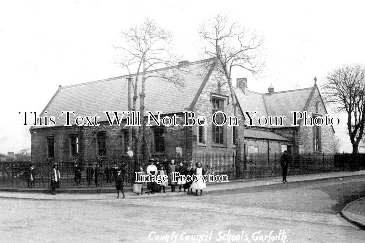 YO 8606 - Garforth County Council Schools, Yorkshire c1910