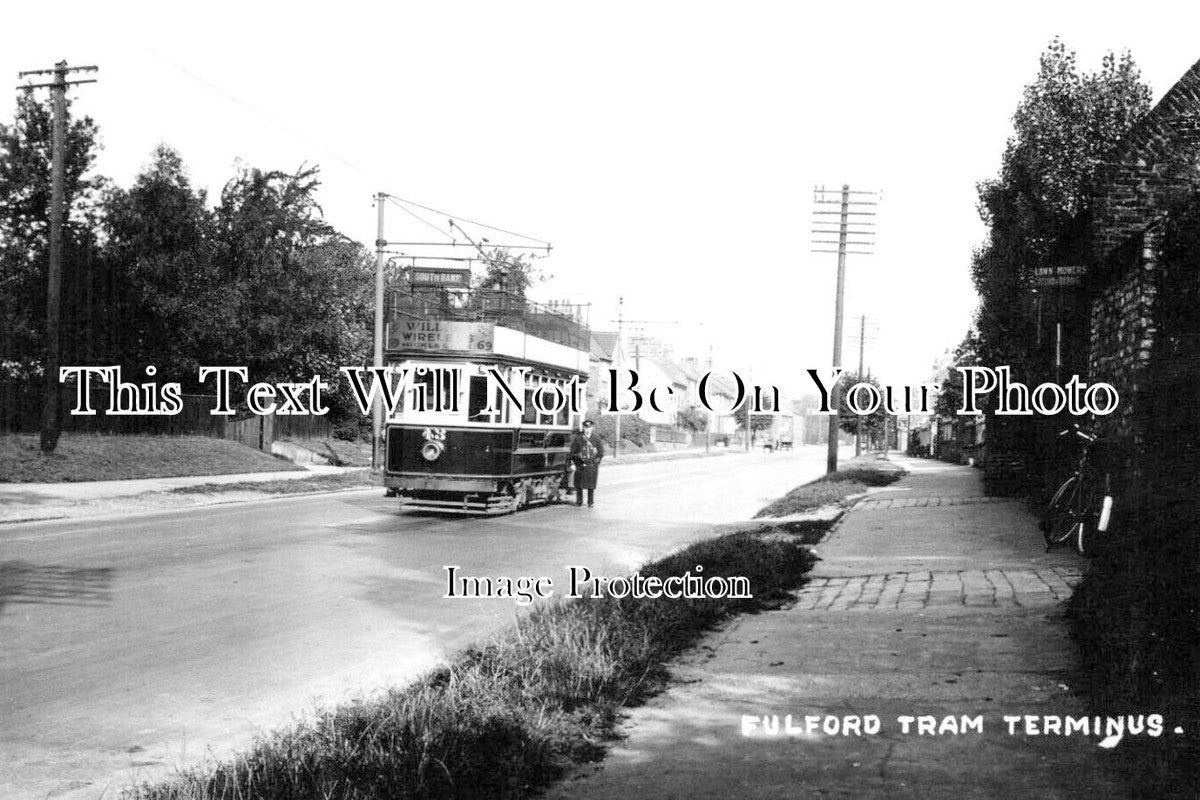 YO 8617 - Fulford Tram Terminus, York, Yorkshire