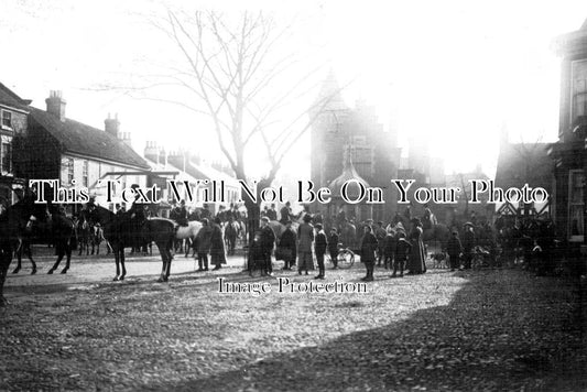 YO 8619 - Helperby Hunt Meet, Yorkshire c1914