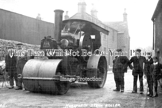 YO 8630 - Horsforth Steam Roller, Yorkshire c1913