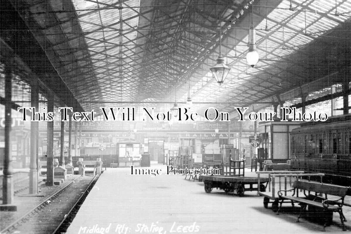 YO 8639 - Leeds Midland Railway Station, Yorkshire c1906