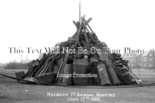 YO 8686 - Holbeck 1st Annual Bonfire, Yorkshire 1920