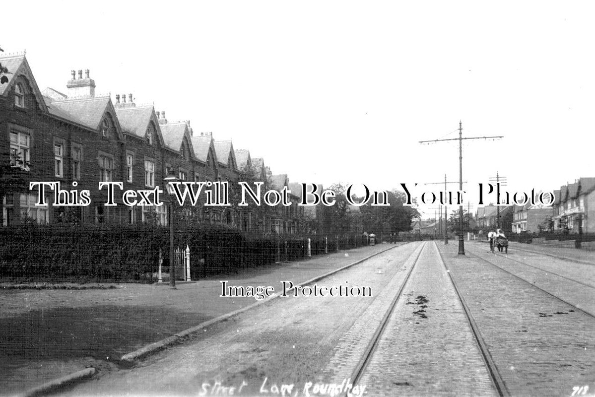 YO 8735 - Street Lane, Roundhay, Leeds, Yorkshire c1913